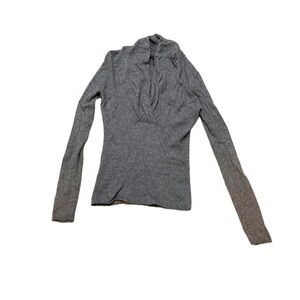 Elena solano gray cashmere sweater